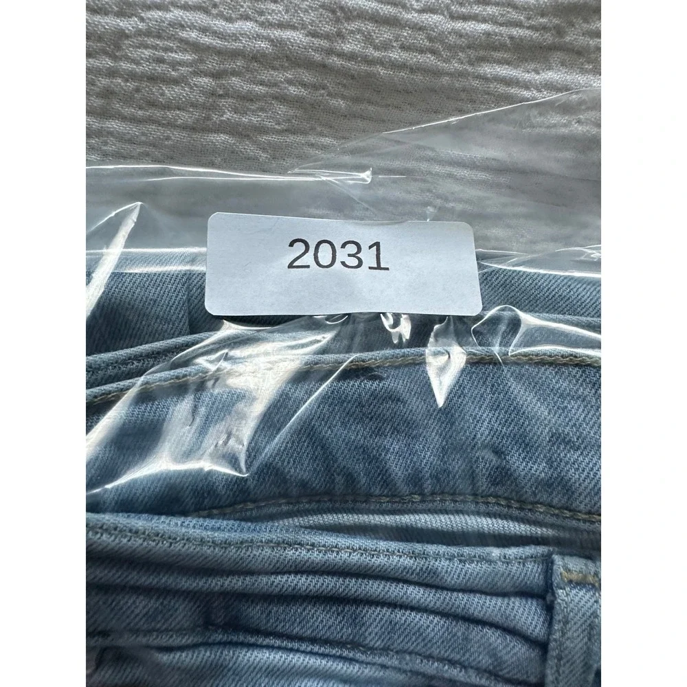 Citizens of Humanity Isola‎ High Rise Straight Cropped Jeans Light 28 Raw Hem